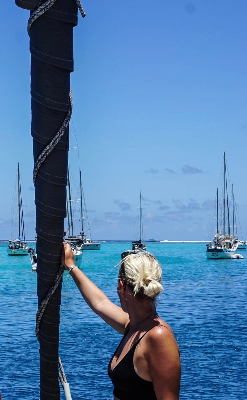 Sailing French polynesia