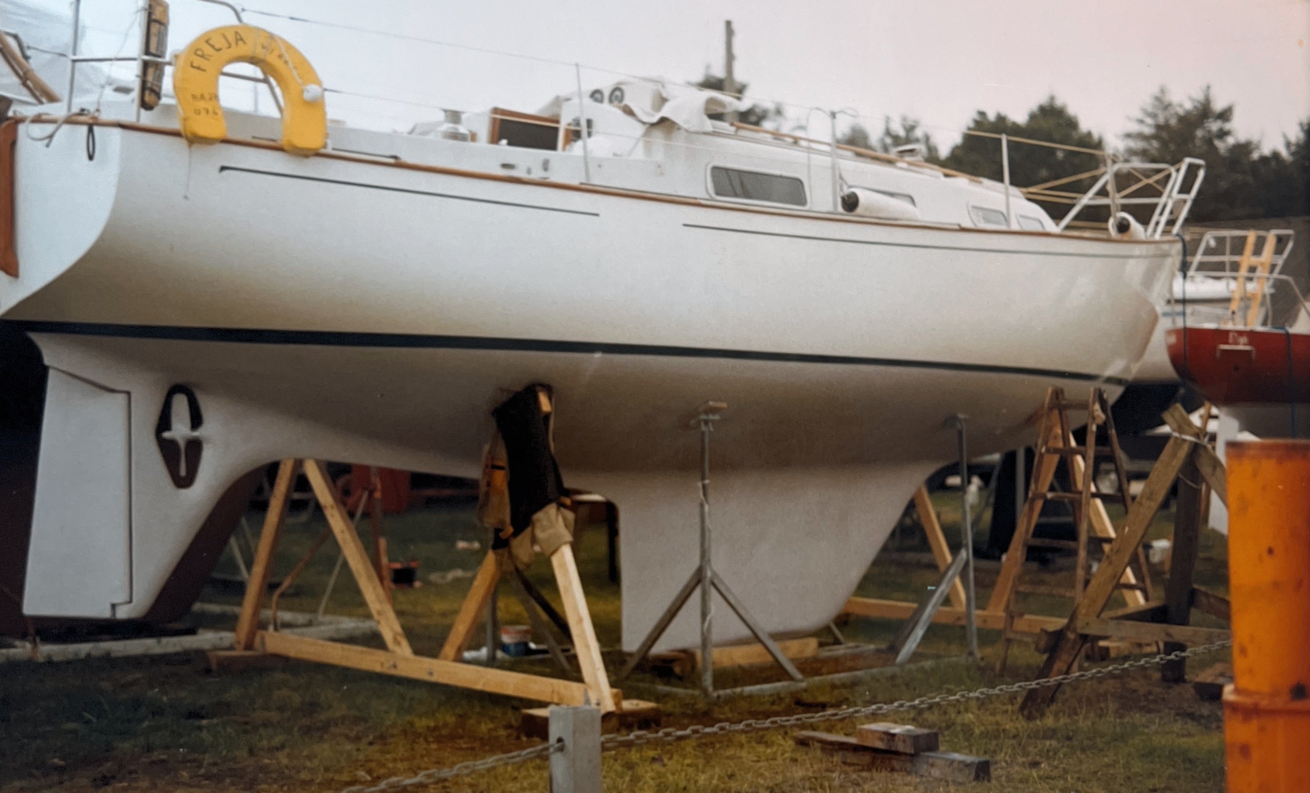 Boat on land